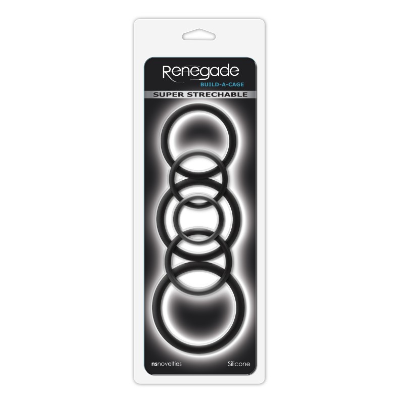 Renegade Build-A-Cage Rings - Black